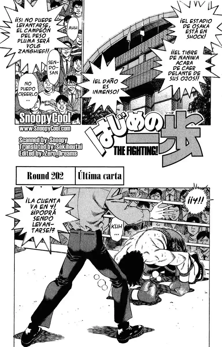Hajime no Ippo Capítulo 202 - Página 1
