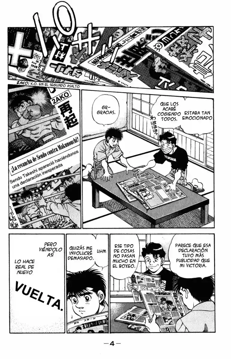 Hajime no Ippo Capítulo 215 - Página 5