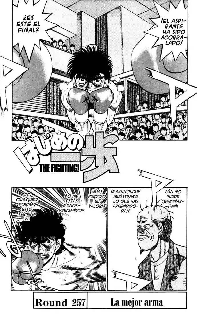 Hajime no Ippo Capítulo 257 - Página 1
