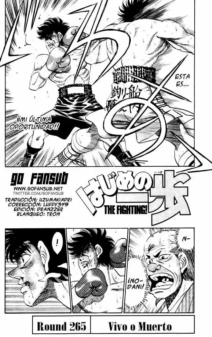 Hajime no Ippo Capítulo 265 - Página 1