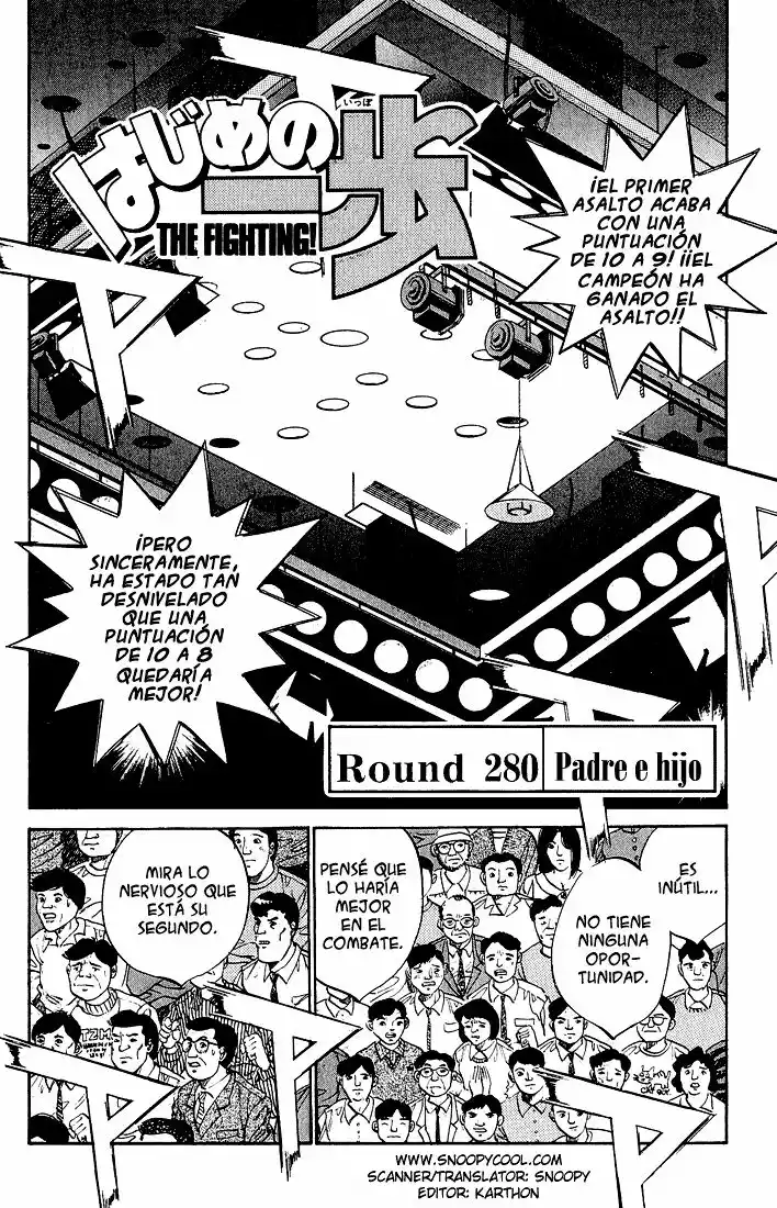 Hajime no Ippo Capítulo 280 - Página 1