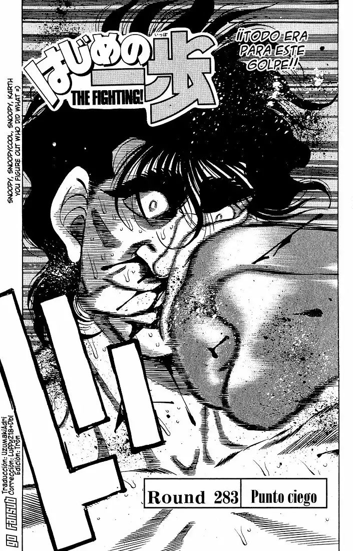 Hajime no Ippo Capítulo 283 - Página 1