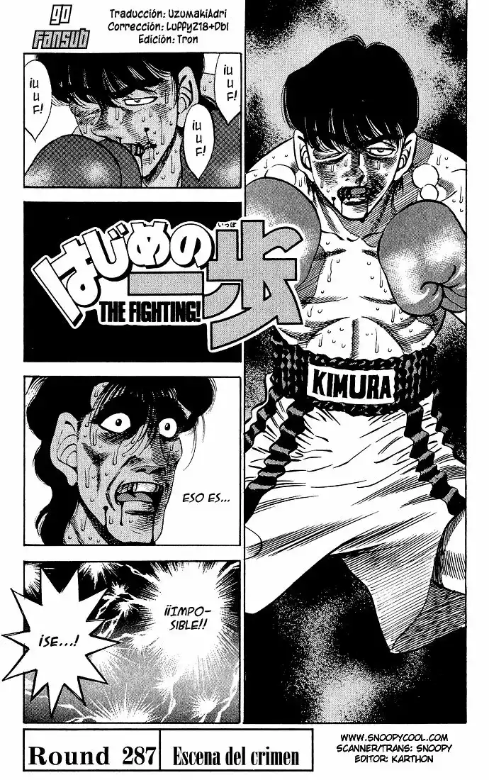 Hajime no Ippo Capítulo 287 - Página 1
