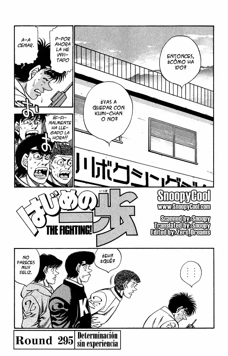 Hajime no Ippo Capítulo 295 - Página 1