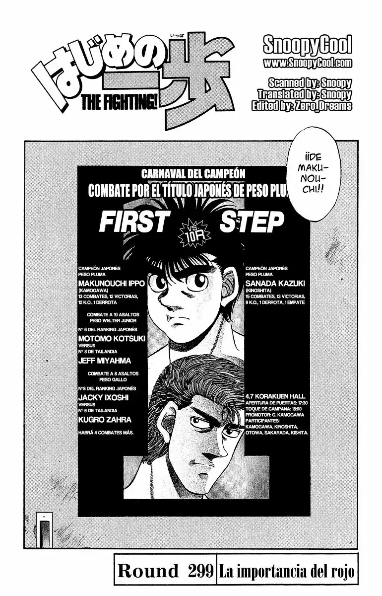 Hajime no Ippo Capítulo 299 - Página 2