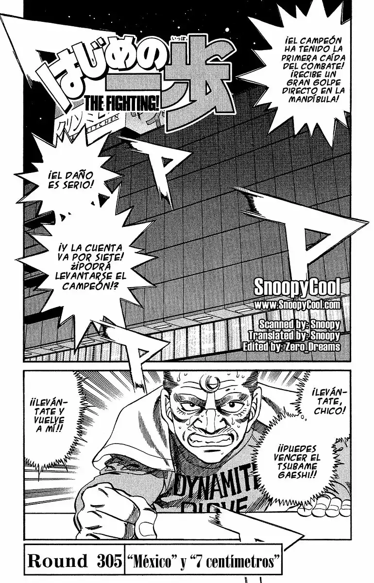 Hajime no Ippo Capítulo 305 - Página 1
