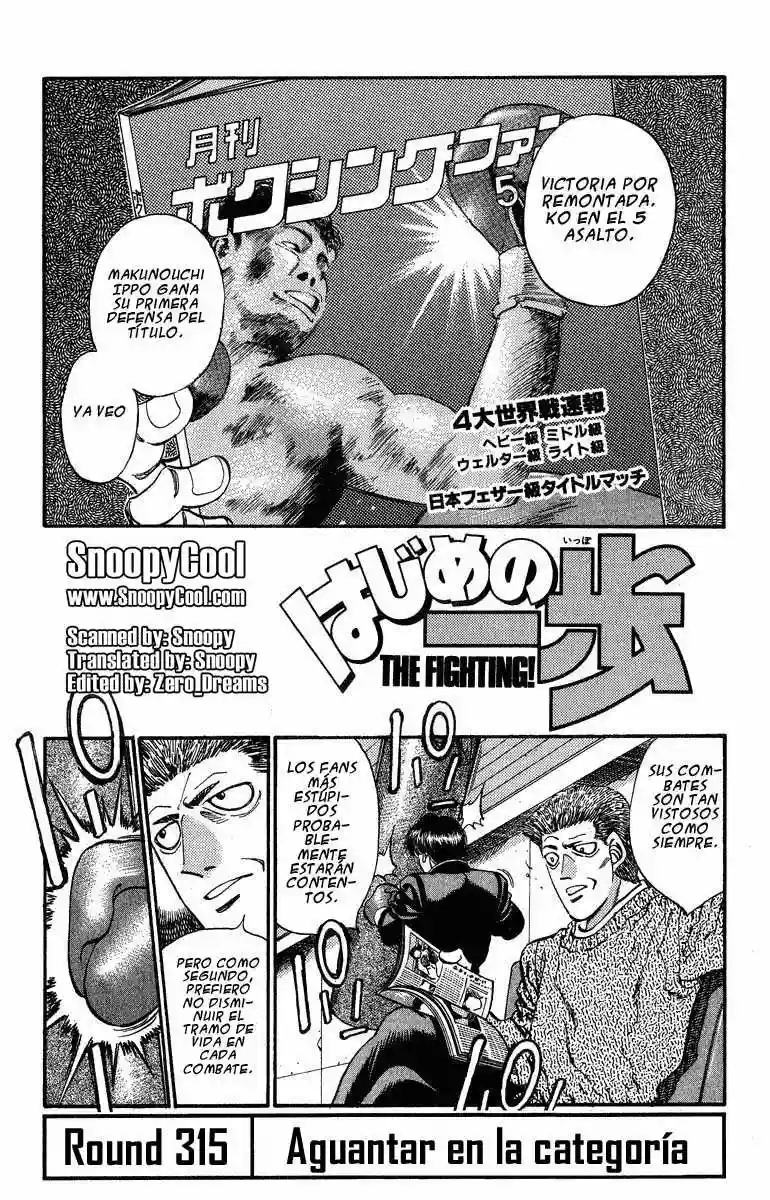 Hajime no Ippo Capítulo 315 - Página 2