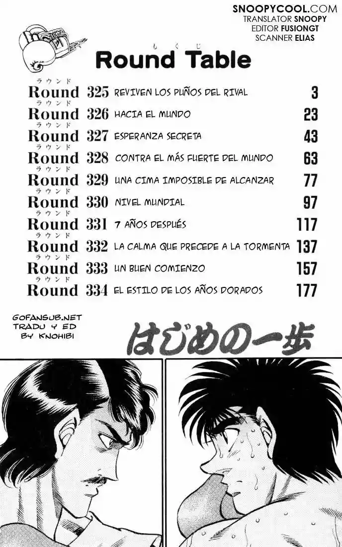 Hajime no Ippo Capítulo 325 - Página 3