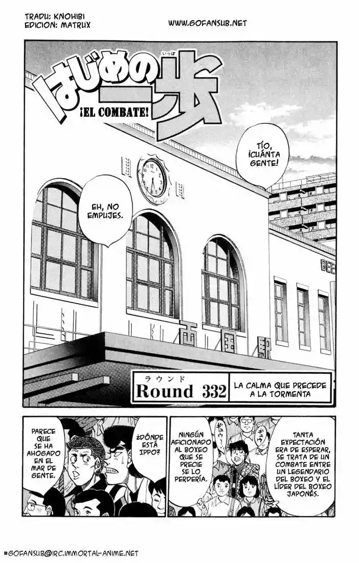 Hajime no Ippo Capítulo 332 - Página 1