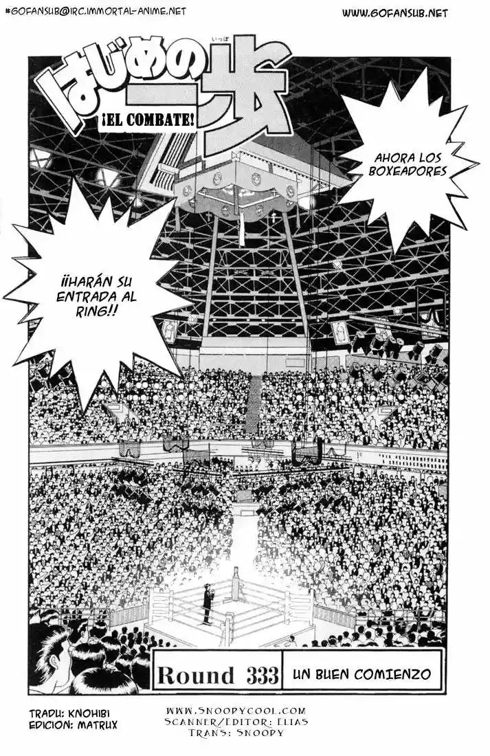Hajime no Ippo Capítulo 333 - Página 2