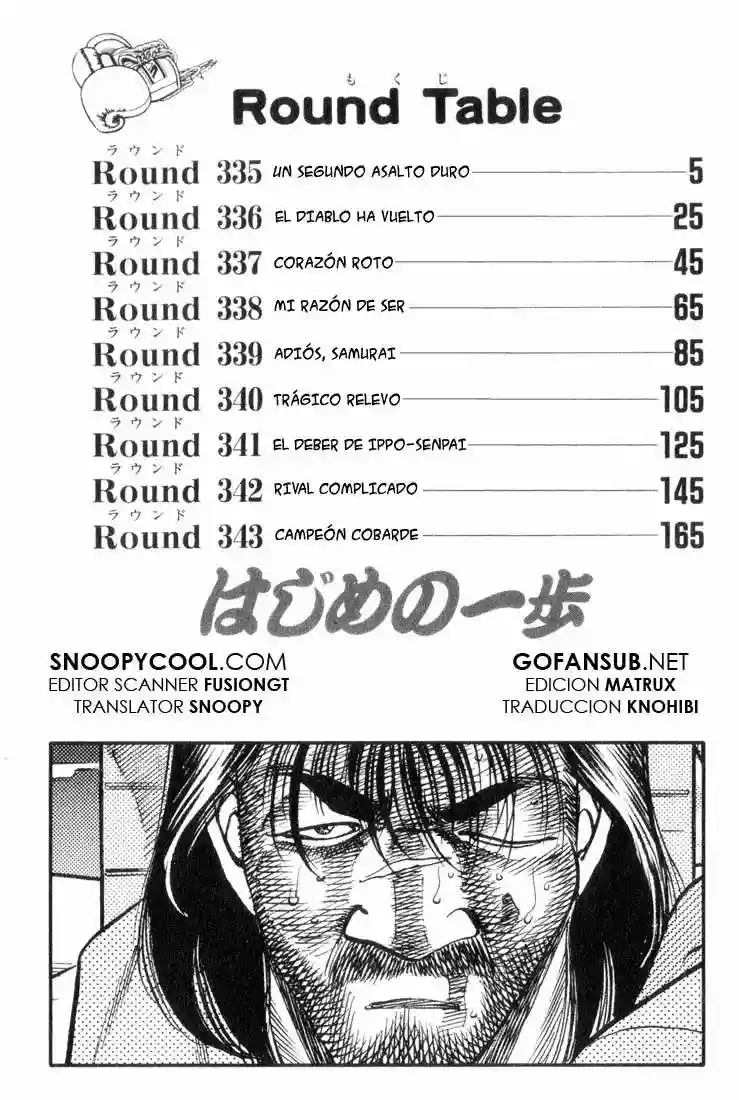 Hajime no Ippo Capítulo 335 - Página 3