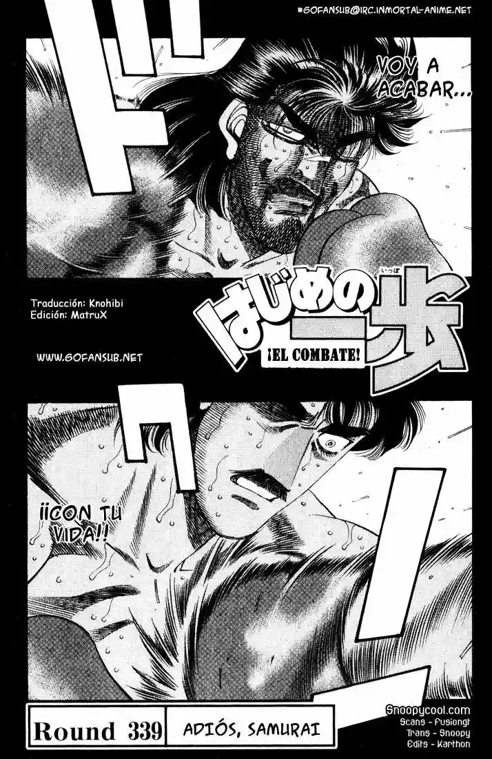 Hajime no Ippo Capítulo 339 - Página 1