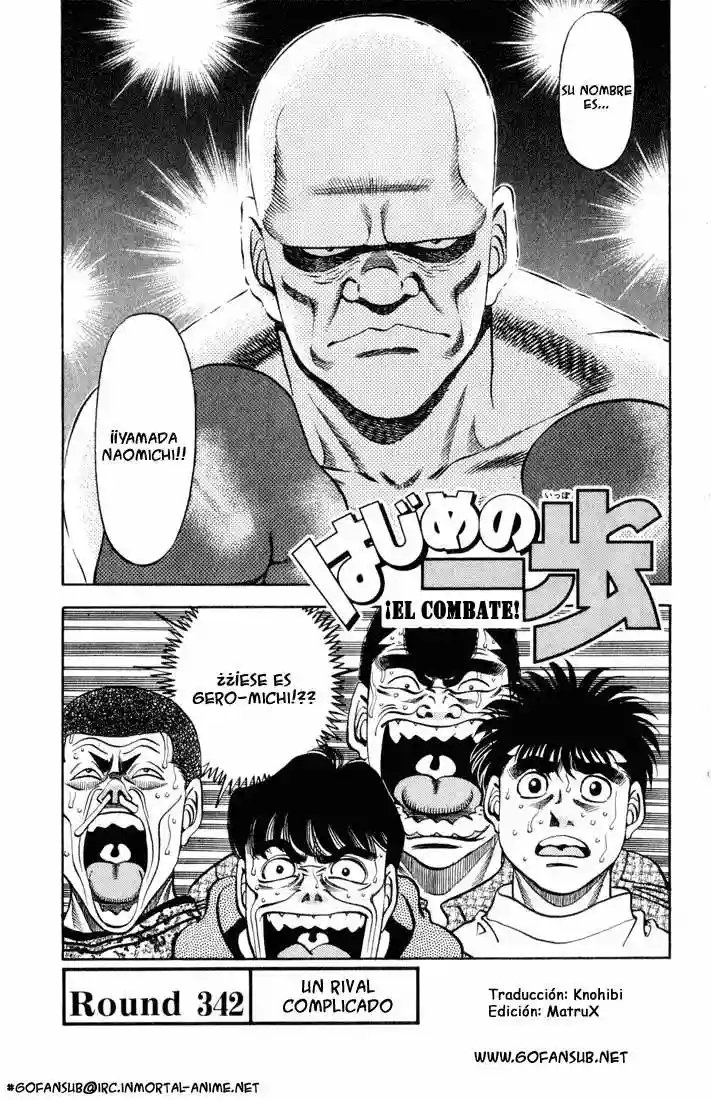 Hajime no Ippo Capítulo 342 - Página 1