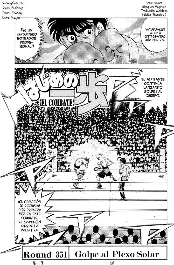 Hajime no Ippo Capítulo 351 - Página 1