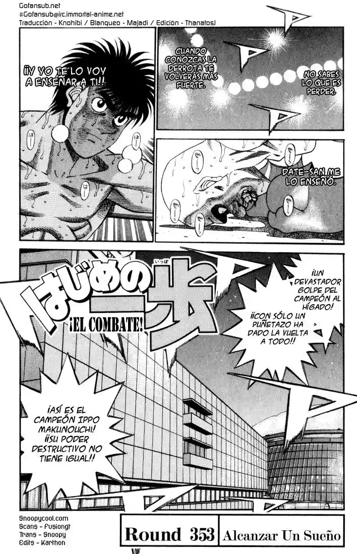 Hajime no Ippo Capítulo 353 - Página 3