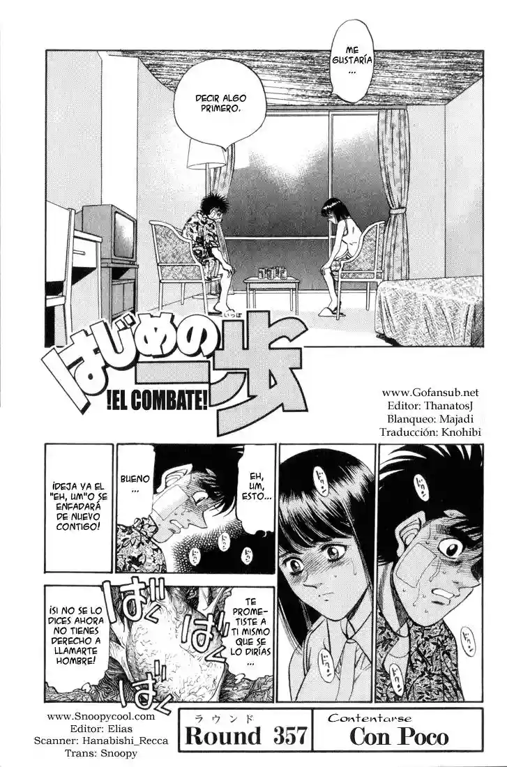 Hajime no Ippo Capítulo 357 - Página 1
