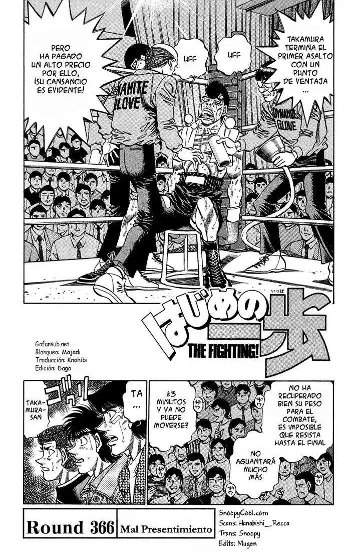 Hajime no Ippo Capítulo 366 - Página 1