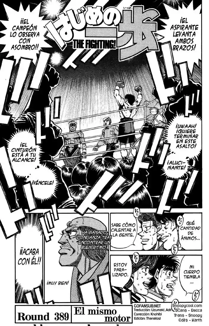 Hajime no Ippo Capítulo 389 - Página 4