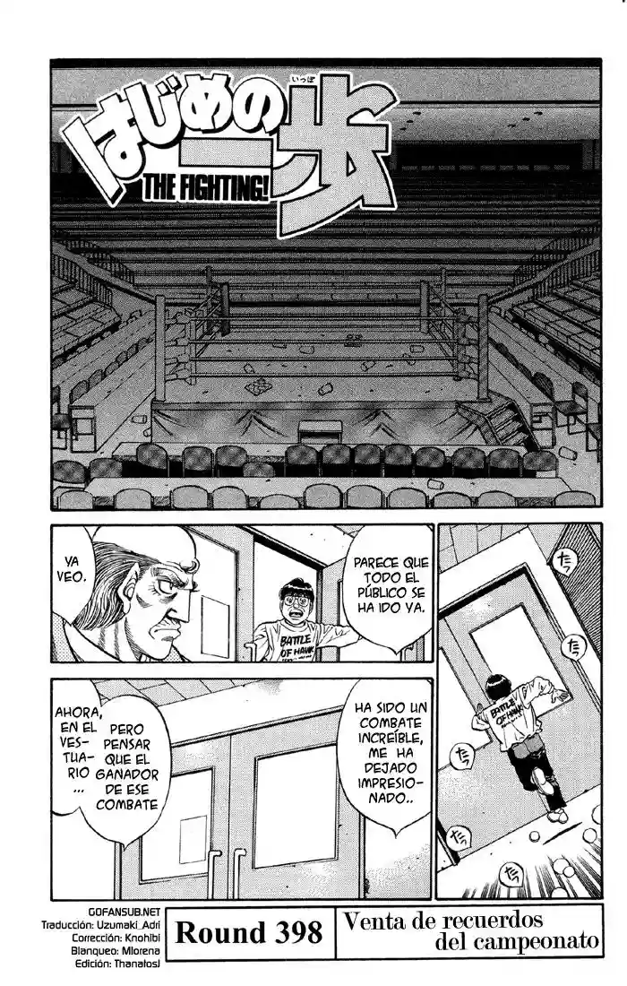 Hajime no Ippo Capítulo 398 - Página 4