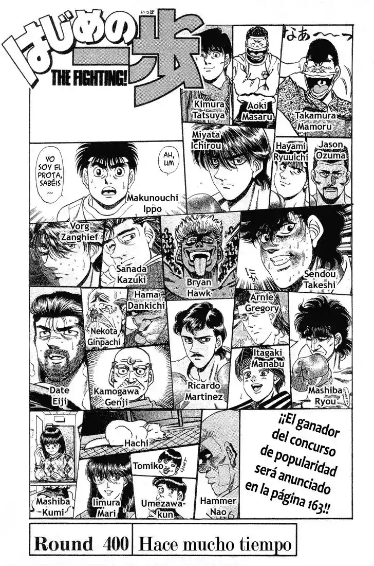 Hajime no Ippo Capítulo 400 - Página 1