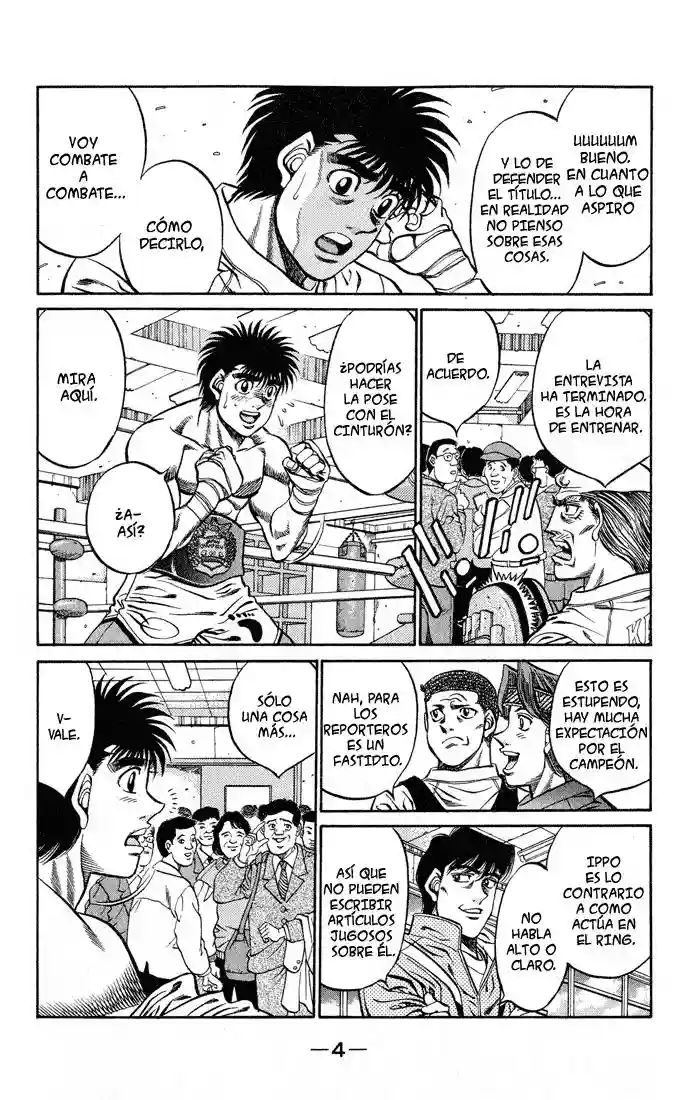 Hajime no Ippo Capítulo 416 - Página 5