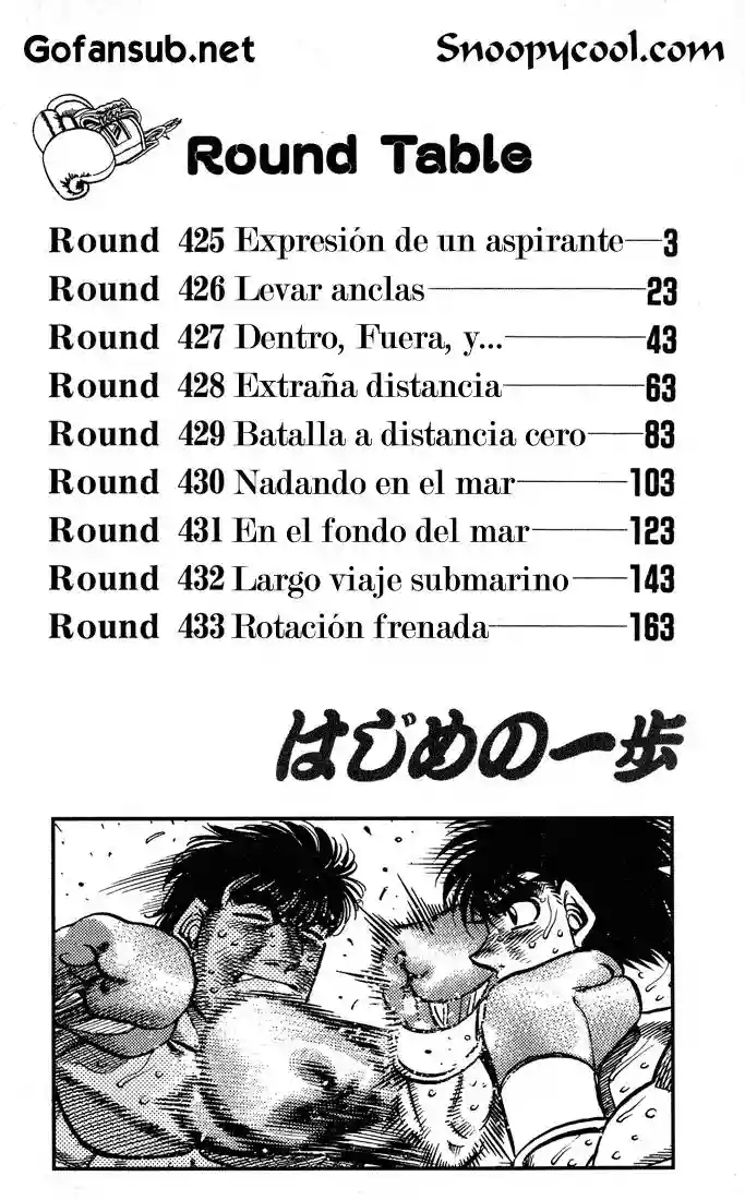 Hajime no Ippo Capítulo 425 - Página 3