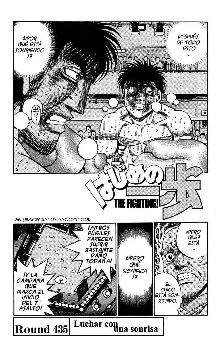 Hajime no Ippo Capítulo 435 - Página 1