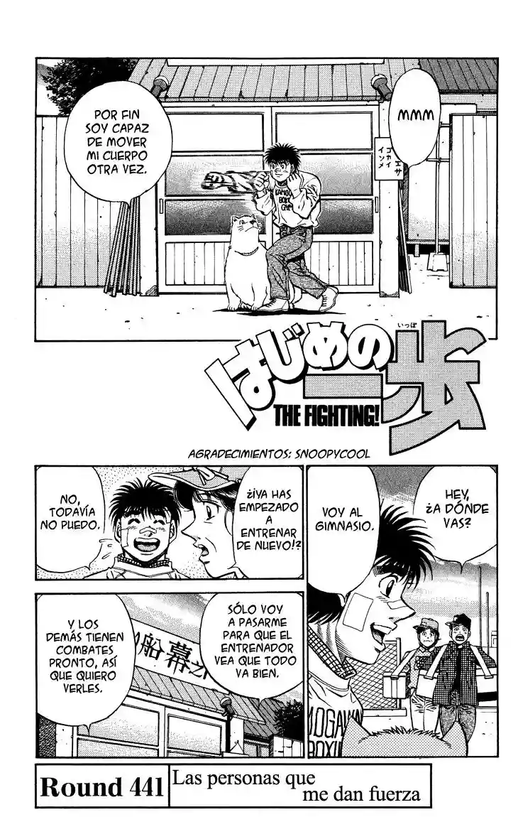 Hajime no Ippo Capítulo 441 - Página 1