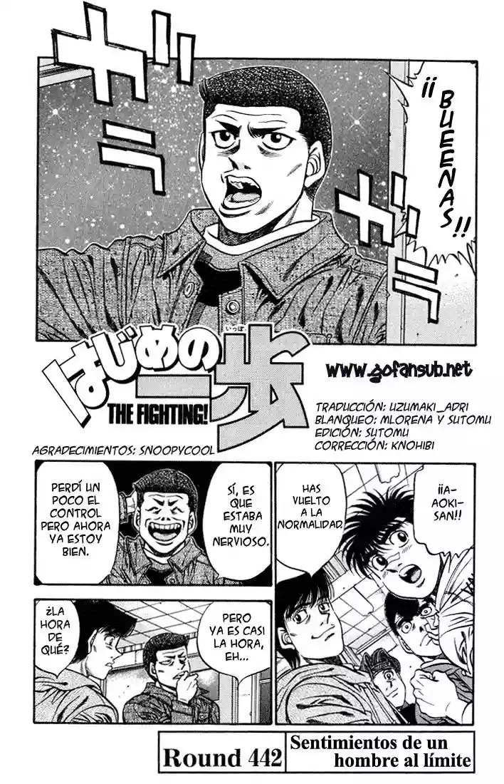 Hajime no Ippo Capítulo 442 - Página 1