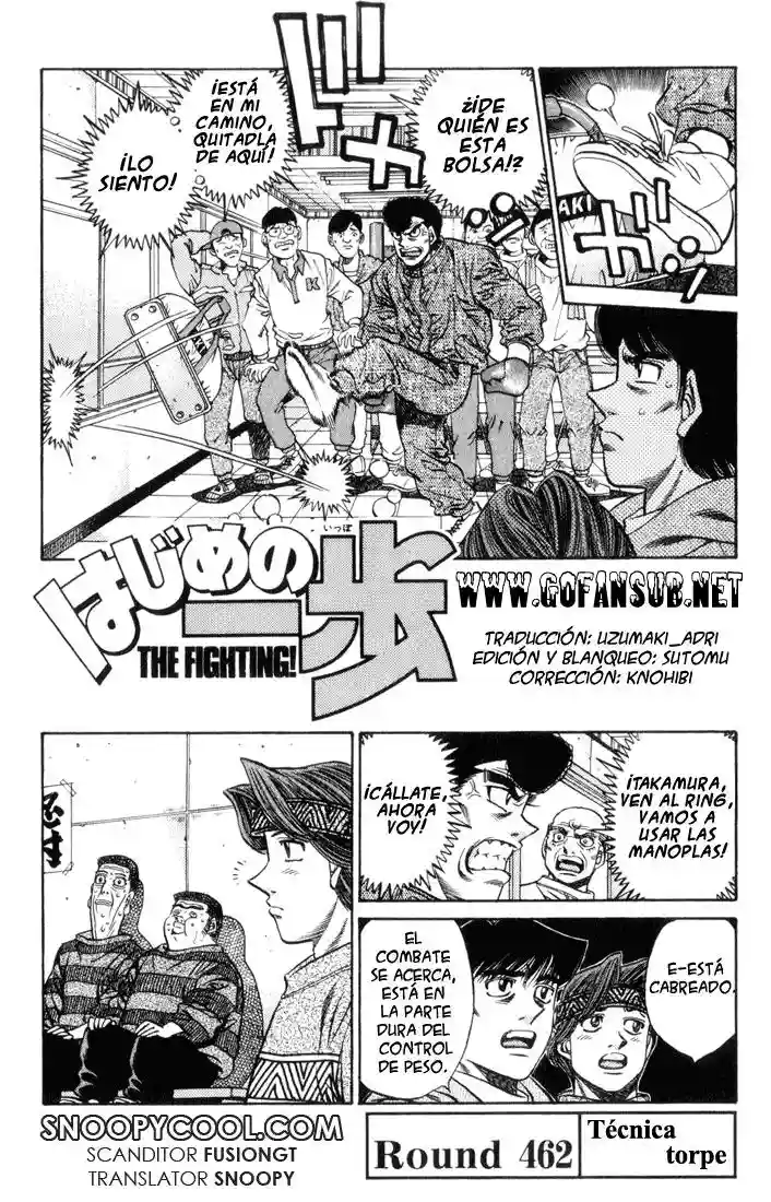 Hajime no Ippo Capítulo 462 - Página 1