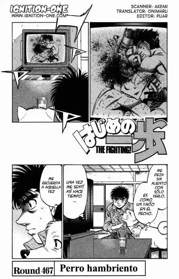 Hajime no Ippo Capítulo 467 - Página 1