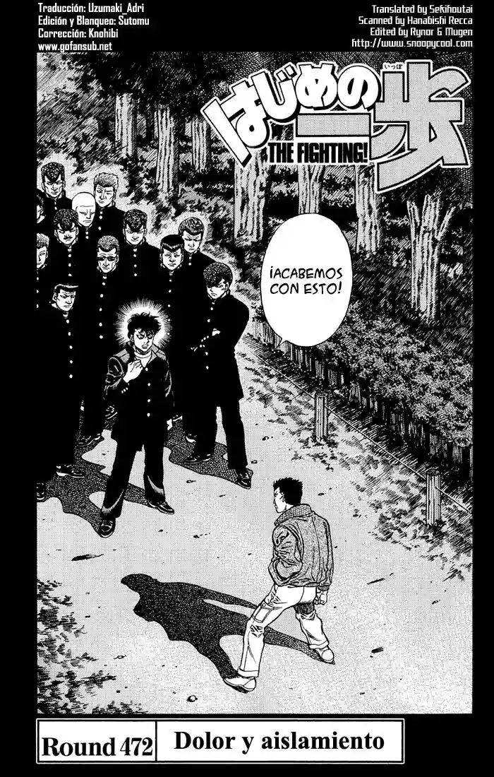 Hajime no Ippo Capítulo 472 - Página 1