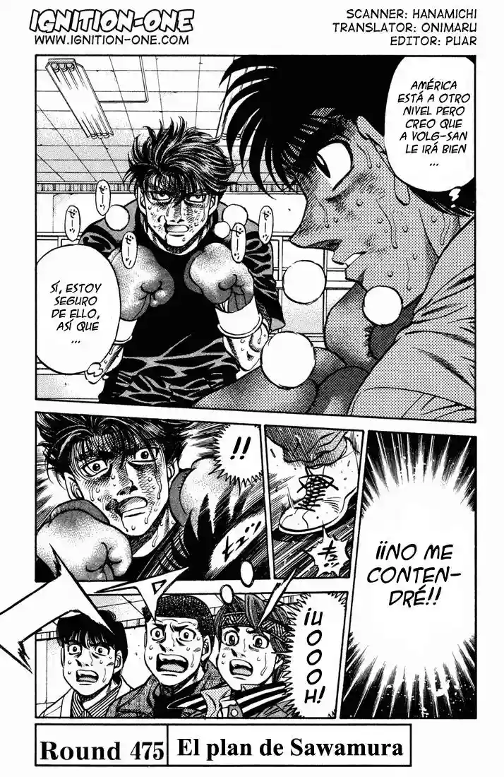 Hajime no Ippo Capítulo 475 - Página 1