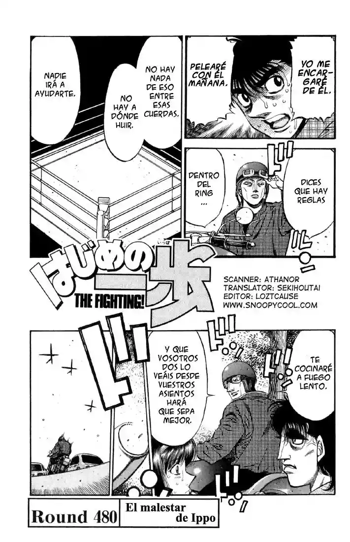 Hajime no Ippo Capítulo 480 - Página 1