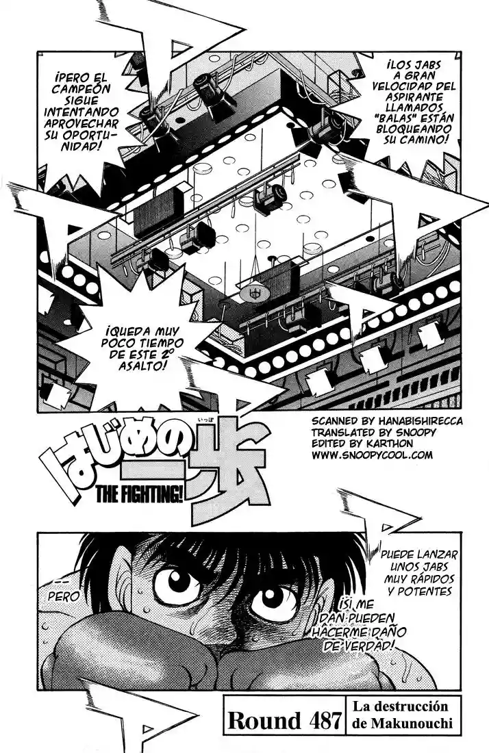Hajime no Ippo Capítulo 487 - Página 1