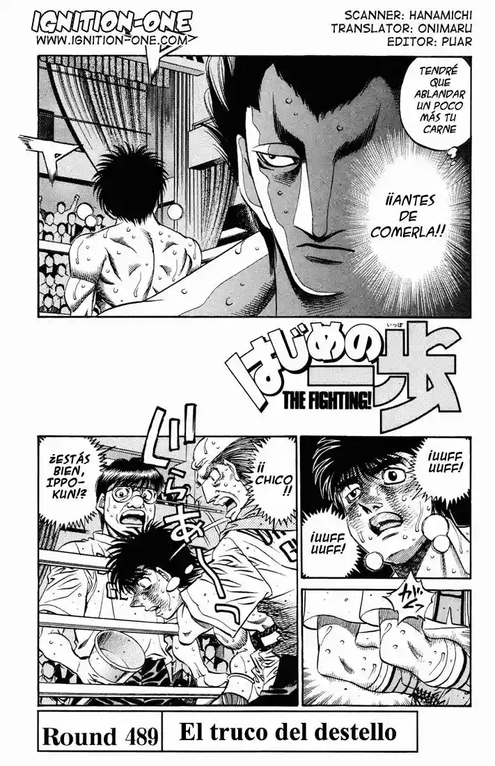 Hajime no Ippo Capítulo 489 - Página 1