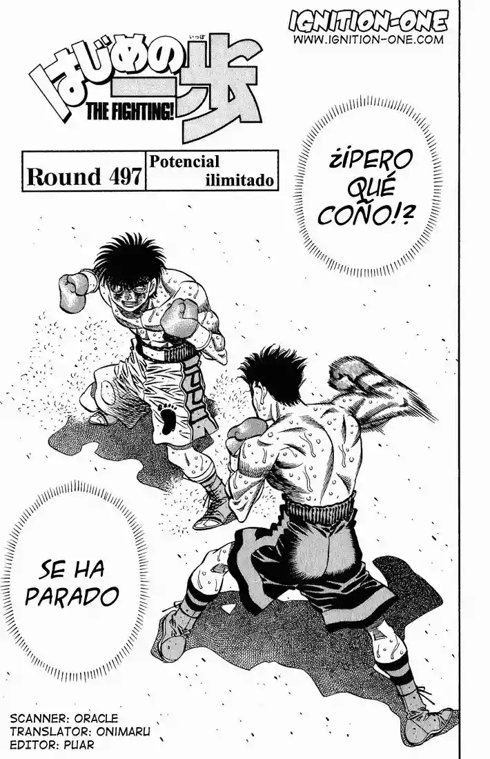 Hajime no Ippo Capítulo 497 - Página 1