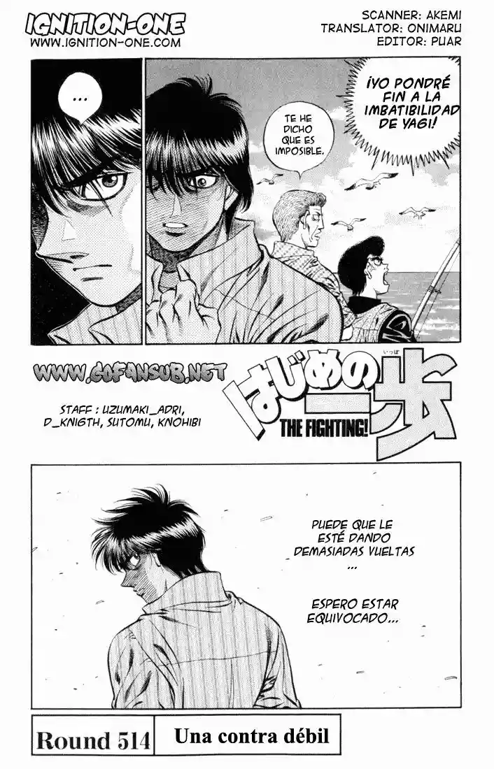 Hajime no Ippo Capítulo 514 - Página 1