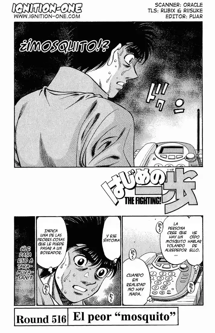 Hajime no Ippo Capítulo 516 - Página 1