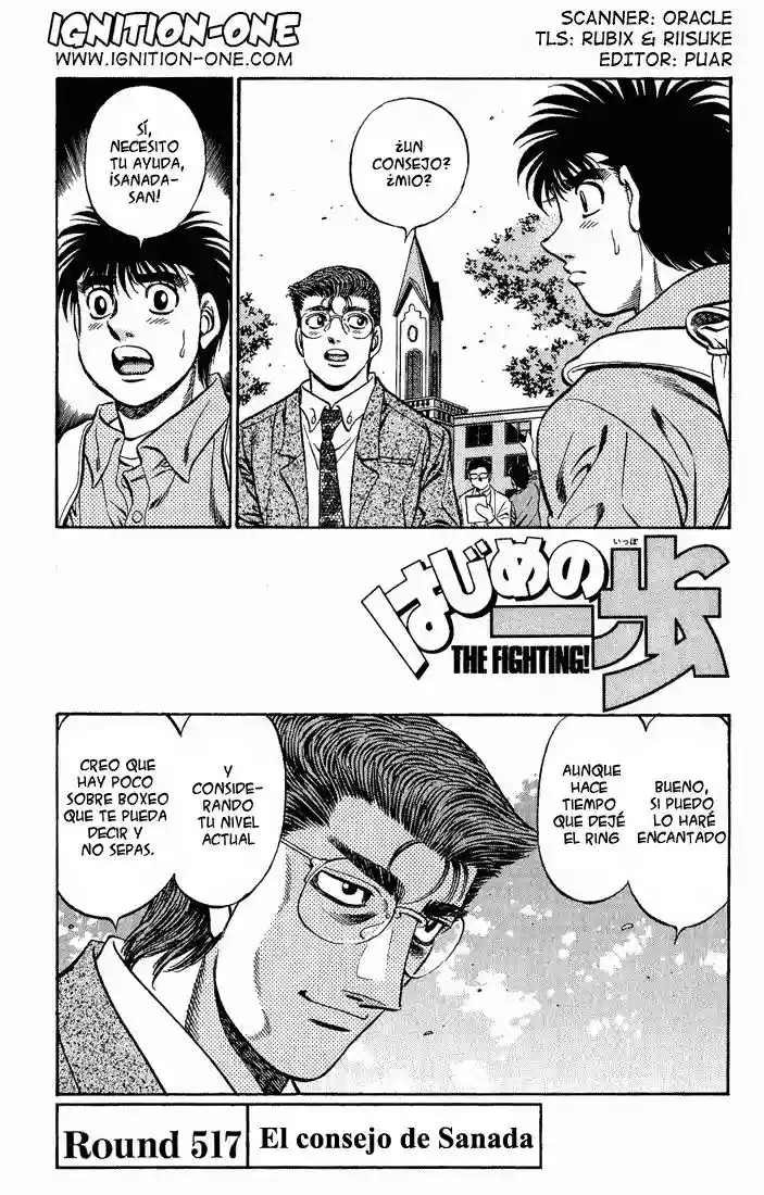 Hajime no Ippo Capítulo 517 - Página 1
