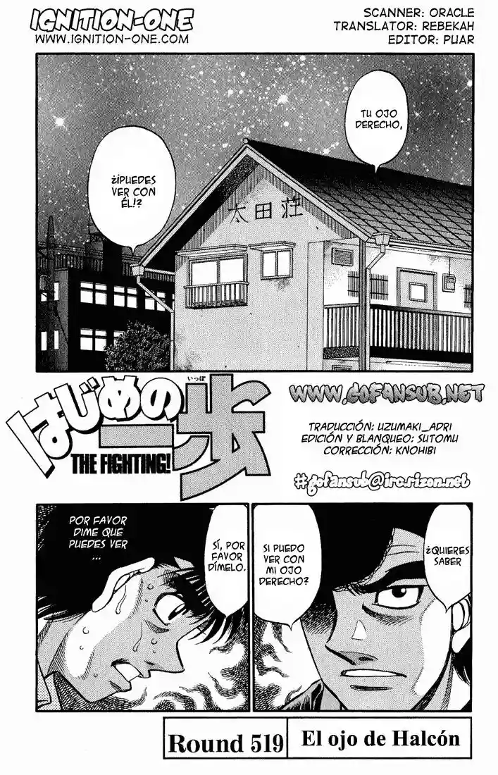 Hajime no Ippo Capítulo 519 - Página 1