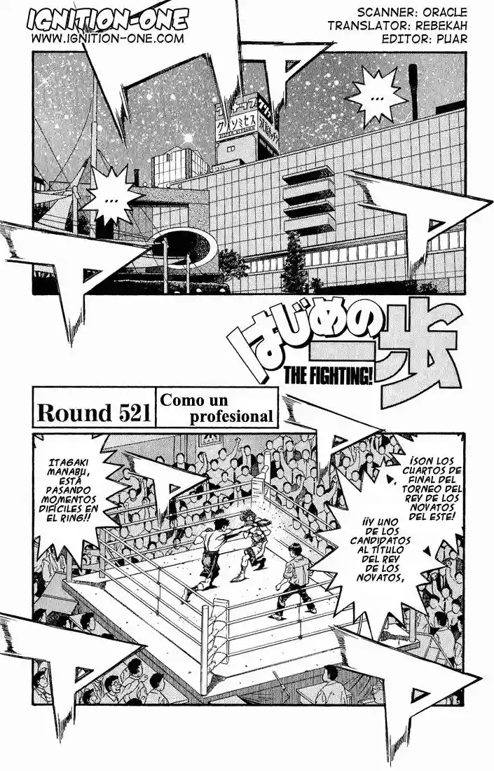 Hajime no Ippo Capítulo 521 - Página 1