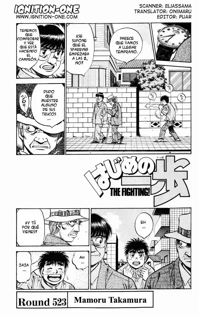Hajime no Ippo Capítulo 523 - Página 1