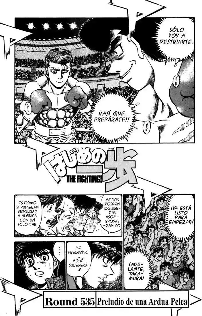 Hajime no Ippo Capítulo 535 - Página 1