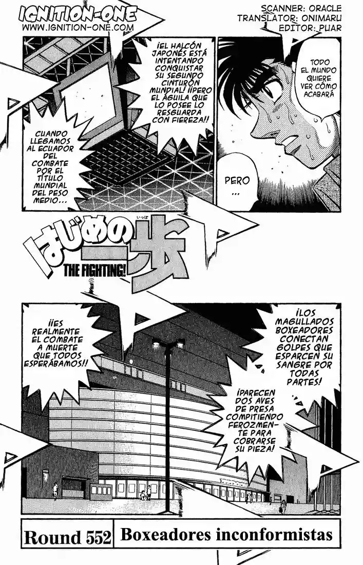 Hajime no Ippo Capítulo 552 - Página 1