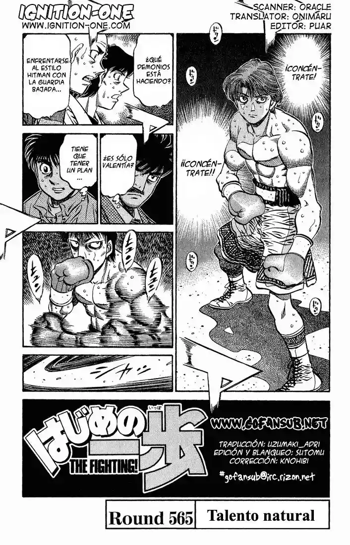Hajime no Ippo Capítulo 565 - Página 1