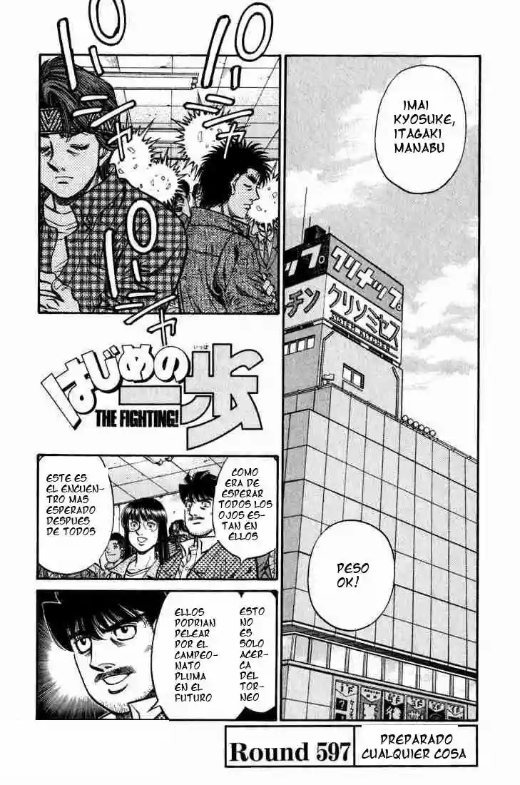 Hajime no Ippo Capítulo 597 - Página 1