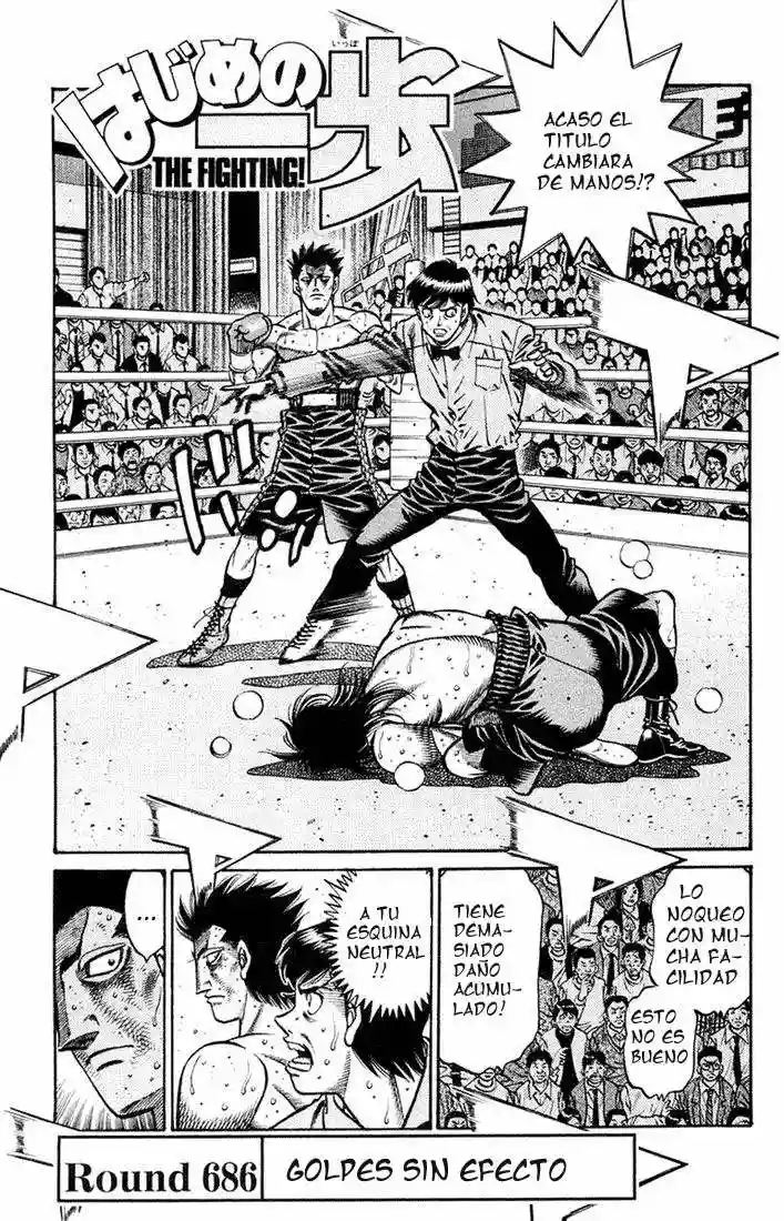Hajime no Ippo Capítulo 686 - Página 1