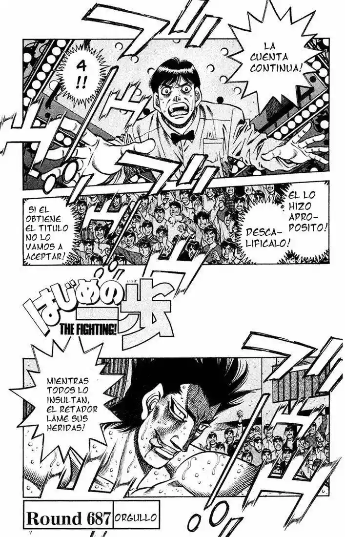 Hajime no Ippo Capítulo 687 - Página 1