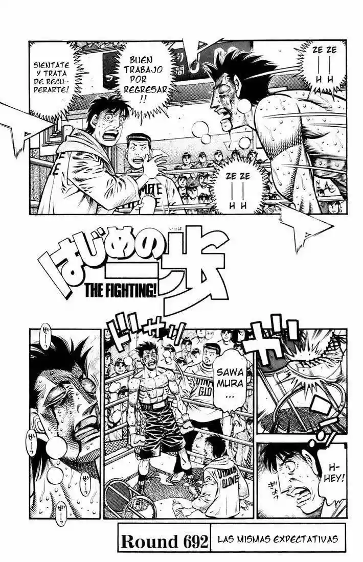 Hajime no Ippo Capítulo 692 - Página 1